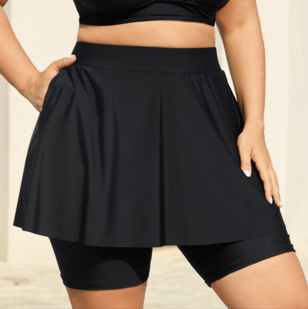 NWT ANTI-FLOAT SKIRTED SWIM SHORTS 6X - Picture 1 of 5